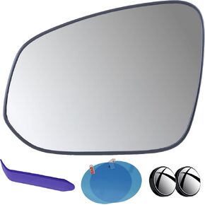 EAP Driver Side Mirror Glass Compatible with Toyota RAV4 2013-2025, 4runner 2014-2024, Tacoma 2016-2023, Non-Heated 879610R080 8796142B40 8796142E00 TO1324142 TO1324121