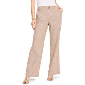 Nic+Zoe نساء 31 "الكتان القطن Eliot Wide-leg