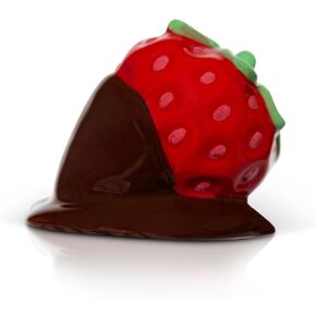 Nora Fleming Sweet on You (Chocolate Covered Strawberry) A425 - Hand-Painted Ceramic Spring Décor - Minis for The Home and Office