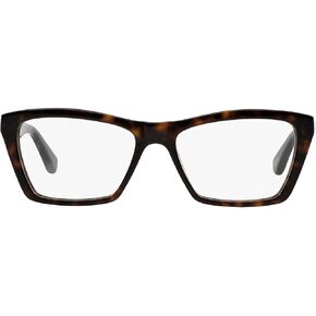 Ray-Ban Women's RX5316 Square Prescription Eyewear Frames, Dark Havana, 53mm