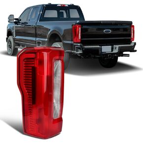 مصابيح الذيل متوافقة مع 2023 2024 2025 Ford F250 F350 Super Duty w/Spot Spot نوع هالوجين نوع إشارة مصباح المصباح الخلفي لمجموعة إشارة المصباح OE: PC3Z13404B FO2801294 (ث/بقعة عميقة ، جانب الركاب الأيمن)