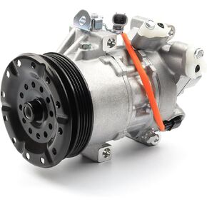 A/C Compressor Fit for Scion xA xB L4 1.5L 2004-2006 AC Air Conditioning Compressor with Clutch CO 11034C Automotive Replacement AC Compressor Clutch Kit 8831052250, 8831052530, 10361451