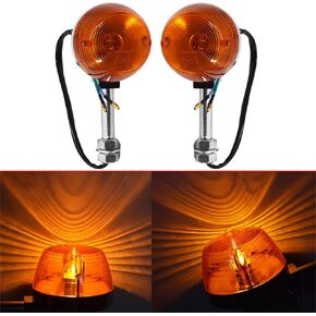 2 PCS انعطاف ضوء الإشارة 8 مم 12V استبدال CT70 CT90 XL100 CB350 CM400 CB450 CB750