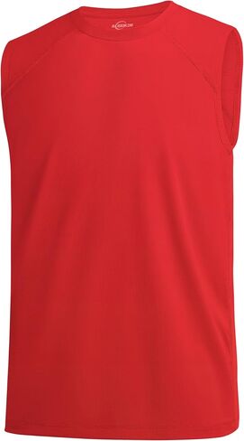Boys UPF 50+ Mesh Athletic Quick Dry Tank Top Moisture Wicking Active Sleeveless Mesh Shirts Tops for Youth in Saudi Arabia