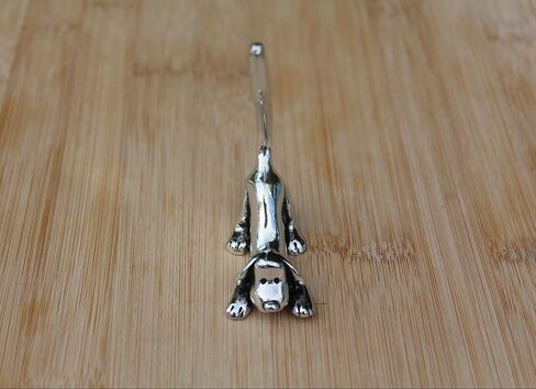 Cat Stretching Ring Holder (Pewter) Yoga Pose in Saudi Arabia