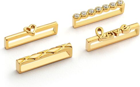 Demdaco Women's Alling Fashion Smart Watch Charm Band Faceor ، مجموعة متنوعة من الذهب مقاس 21 مم ، من 4 in Saudi Arabia