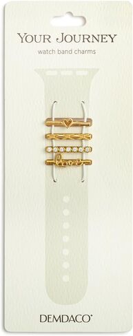 Demdaco Women's Alling Fashion Smart Watch Charm Band Faceor ، مجموعة متنوعة من الذهب مقاس 21 مم ، من 4 in Saudi Arabia