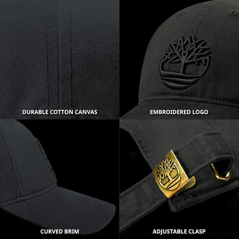 Timberland Soundview Capball Cap for Boys 7-14 ، Cotton Canvas ، قابل للتعديل ، خفيف الوزن ودائم ، حجم واحد in Saudi Arabia