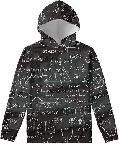 Hoodies Talayituse Youth للأطفال الفتيان مع جيوب تجولت قميص من النوع الثقيل الطويل من عمر 6-16 سنة in Kuwait