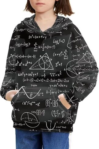 Hoodies Talayituse Youth للأطفال الفتيان مع جيوب تجولت قميص من النوع الثقيل الطويل من عمر 6-16 سنة in Kuwait