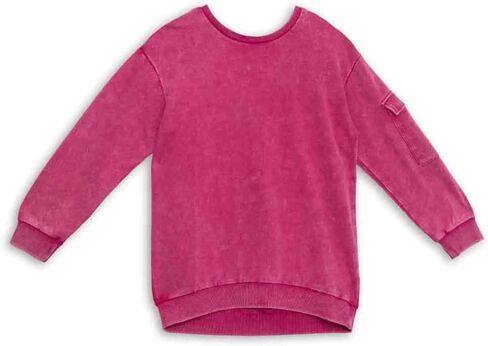 Speechless Girls' Long Sleeve French Terry Sweatshirt Tunic in Saudi Arabia