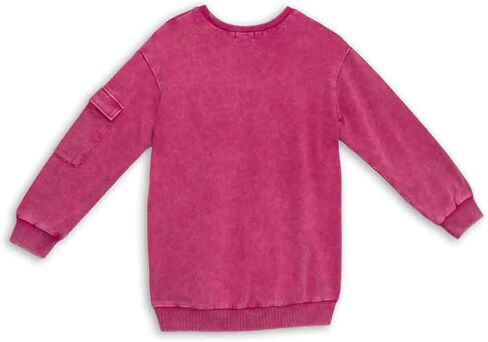 Speechless Girls' Long Sleeve French Terry Sweatshirt Tunic in Saudi Arabia