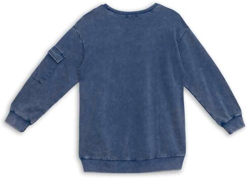 Speechless Girls' Long Sleeve French Terry Sweatshirt Tunic in Saudi Arabia