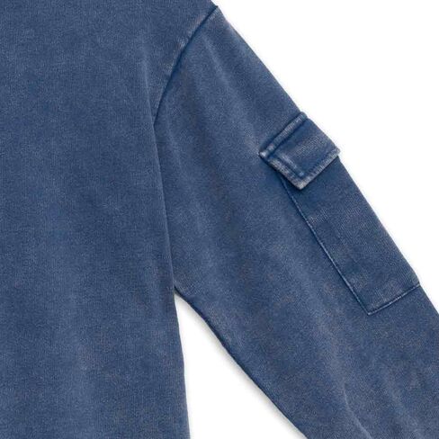 Speechless Girls' Long Sleeve French Terry Sweatshirt Tunic in Saudi Arabia