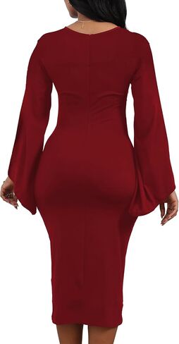 SeNight Women's Dress Bodycon Church Dress Elegant Work Pencil Dress in Kuwait