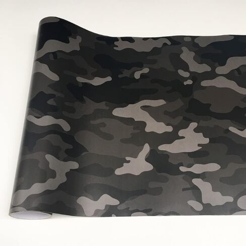 Lzlrun Car Camouflage Vinyl Wrap Film Roll Arctic Snow Camo Scener for Car Computer Computer Bike Motorcycle Red 1ft × 5ft in Kuwait