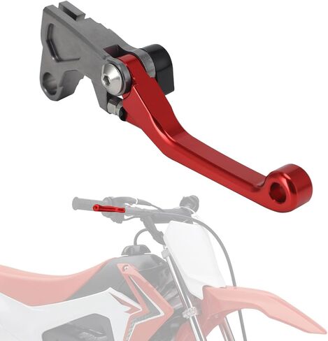 Dirt Bike Brake Lever Pivot Levers Adjustable CNC for CRF 110 CRF110F 2013-2024 CRF70F 2004-2012 XR70R 2000-2003 Dirt Pit Bike Red in Kuwait