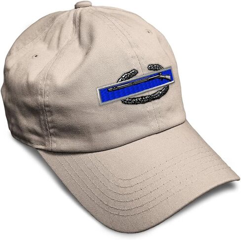 Soft Baseball Cap Combat Infantry-Man Badge Embroidery Insignias Twill Cotton Dad Hats for Men & Women in Saudi Arabia