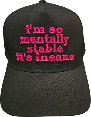I'm so Mentally Stable its Insane Funny Trucker Hat, Hats Men, Hats Women, Vintage Trucker, Gift Him, Gifts for Her, Snapback in Kuwait