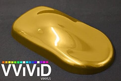 VVIVIDY LIPIDED METALLIC GOLD GOLD VINYL WROF 1 قدم × 5 أقدام من ورقة صائق DIY للادة اللاصقة in Kuwait