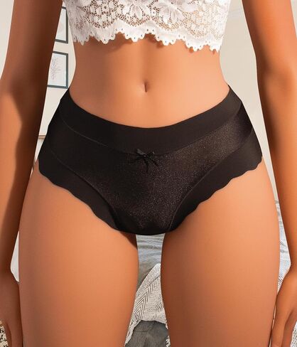 ملخصات HiBluco Women ملخصات الملابس الداخلية Cheeky سراويل داخلية ملساء التغطية الكاملة محبو موسيقى الجاز in Saudi Arabia