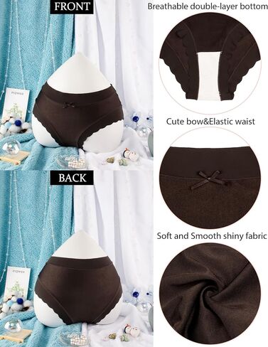 ملخصات HiBluco Women ملخصات الملابس الداخلية Cheeky سراويل داخلية ملساء التغطية الكاملة محبو موسيقى الجاز in Saudi Arabia