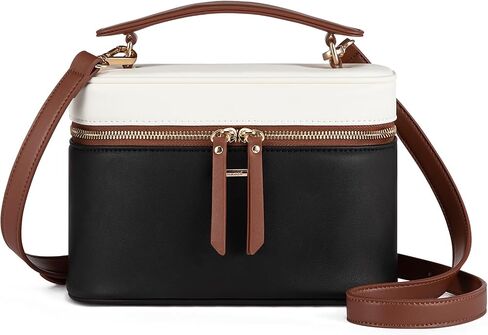 LOVEVOOK Crossbody Bag for Women, Top Handle Shoulder Pouch Purse Small PU Leather Satchel Handbag, Flap Box Bag for Ladies in Saudi Arabia