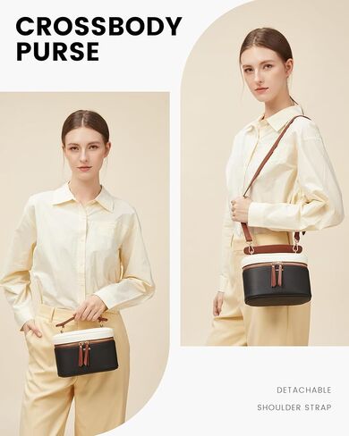 LOVEVOOK Crossbody Bag for Women, Top Handle Shoulder Pouch Purse Small PU Leather Satchel Handbag, Flap Box Bag for Ladies in Saudi Arabia