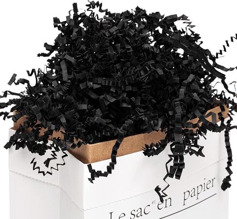 Mefleet Crinkle Cut Paper Shutter الحشو 2 رطل من الورق المجعد البني الممزق لصندوق الهدايا - حشو سلة الهدايا - حشوة صندوق هدايا كرافت لتغليف هدايا عيد الميلاد in Saudi Arabia