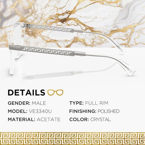 Versace VE3340U Greca Eyeglasses Frame with eSHADES Luxury Eyewear kit Bundle in Saudi Arabia