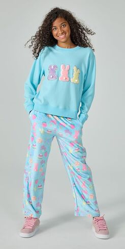 iscream Big Girls Silky Soft Plush Bold Print Fleece Pants - Bake Shop Collection Collection in Kuwait