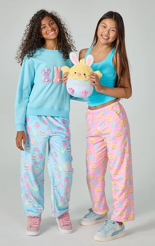 iscream Big Girls Silky Soft Plush Bold Print Fleece Pants - Bake Shop Collection Collection in Kuwait