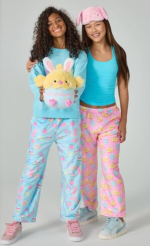 iscream Big Girls Silky Soft Plush Bold Print Fleece Pants - Bake Shop Collection Collection in Kuwait