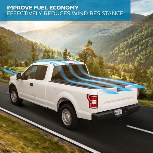 Camo Soft Roll-Up Truck Tonneau Cover for Ford F-150 2015-2025 5.5 ft Bed, All-Weather Retractable Truck Bed Cover Camo Design Folding Truck Bed Cover for F150 & F-150 Lightning Tonneau Cover in Saudi Arabia