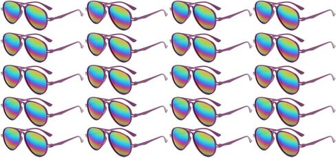 OWL 20 Pack Kids Aviator Sunglasses Bulk UV400 Toddler Aviators Birthday Party Supplies, Beach, Pool Party Favors, Wholesale in Kuwait