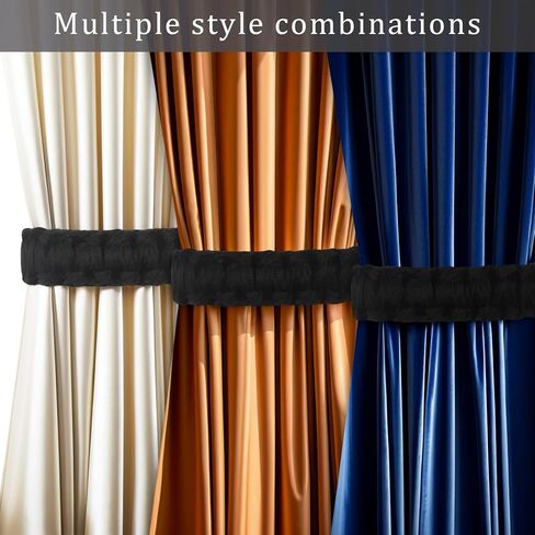 Curtain Tiebacks Curtain Ties Braided Curtain tie Backs Handmade Curtains tiebacks Curtain Holder Tie Backs for Curtains Rustic Style Curtain holdbacks for Thin&Thick Home Window Curtain in Kuwait