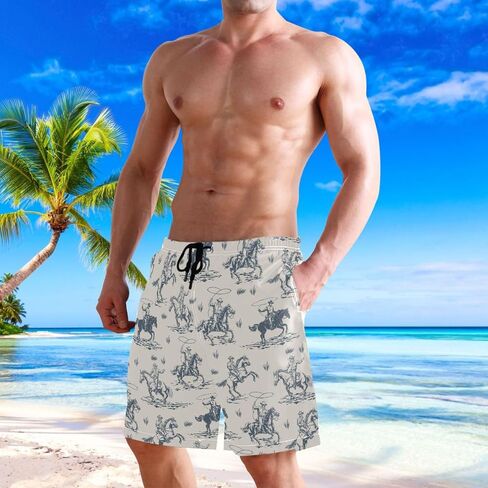 Men's Swim Trunks Board Shorts Quick Dry Swimsuit Swimwear Holiday Party Bathing Suit in Saudi Arabia