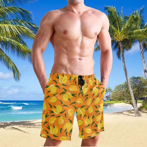 Men's Swim Trunks Board Shorts Quick Dry Swimsuit Swimwear Holiday Party Bathing Suit in Saudi Arabia