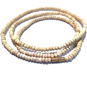 Tulsi Mala ، قلادة مستديرة الخرز - 2x جولة