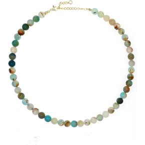 قلادة من الفيروز الغربي مخرز قلادة طويلة لؤلؤة للنساء Navajo Pearl Jewelry