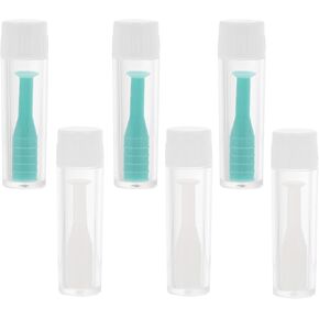 6pcs Lens Inserter Remover Suction Stick with Travel Bottle for Home Go Use Lenses Suction Tools for Easy Insertion and Removal