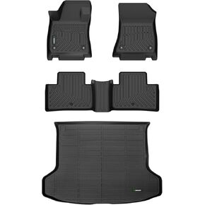ANBINGO® Floor Mats & Cargo Liner Fit for Infiniti QX50 2019 2020 2021 2022 2023 2024 2025,All Weather Fit for QX50 Floor Mats, Fit for Infiniti QX50 Floor Liner Cargo Mat Trunk Liner, Black