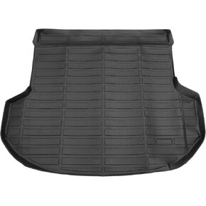 Rear Cargo Liner Rear Trunk Mat for Hyundai Santa Fe 2019-2020 Anti-Slip Trunk Cargo Luggage Boot Tray Mat TPE 1 Pc Flat Face Long Grid Pattern