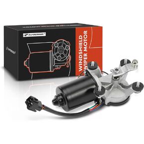 A-Premium Front Windshield Wiper Motor Compatible with Mitsubishi Mirage 1997-2002, Montero Sport 1997-2004, 4-Pin, Replace OE# MR192056, MR221974