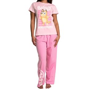 Bluey Pajamas | Mom Women Pajamas | Cotton Ladies PJs | Mum Womens PJ Sets