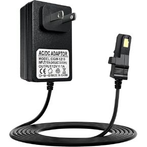 12V Power Wheels Battery Adapter charger for Fisher-Price 12V Ride-On Toys, Barbie Jeep, Ford Raptor, Dodge, Dune Racer 6.6FT Power Cord with LED Indicator, Compatible with Gray & Orange Top Batteries