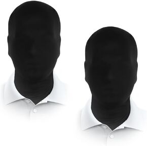 Homelex 2 PCS قناع الوجه الكامل لقناع Halloween Cosplay قناع الرأس الكامل للجنسين Daredevil