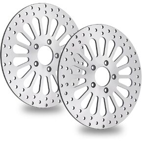 11.8'' Brake Rotor Front Disc Compatible with Harley Davidson Road Glide, Touring Road King, Street Glide, Ultra Limited, Trike Freewheeler Street Glide Update 420 Stainless Steel Brake Disc