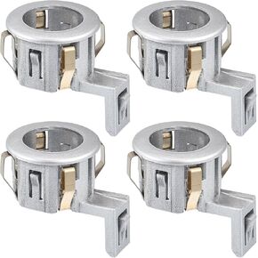 4 Pcs Parking Sensor Retainer Holder Compatible for Honda Odyssey 2011-2017, Durable Plastic Silver Tone Backup Parking Aid Assist Sensor Bracket