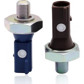 2Pcs Oil Pressure Sensor Compatible with Audi A4 A5 A6 Q5 TT, Fit for VW EOS Golf GTI Jetta Passat CC TIGUAN, Brown and Blue Oil Pressure Sensor Replace for 04E919081A 06H919081 038919081K 038919081C